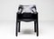 Black Leather Cab Armchair by Mario Bellini for Cassina 9