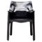 Black Leather Cab Armchair by Mario Bellini for Cassina 1