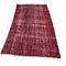 Turkish Over-Dyed Red Rug in Wool, Image 10