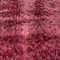 Alfombra turca de lana sobreteñida en rojo, Imagen 8