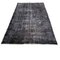 Turkish Over-Dyed Grey Rug in Wool, Image 1