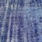 Türkischer Überfärbter Blauer Schmaler Läufer aus Wolle 10