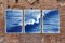 Kind of Cyan, Los Angeles Crashing Waves Triptych in Blue Tones, 2022, Cyanotype, Image 7