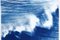 Kind of Cyan, Los Angeles Crashing Waves Triptych in Blue Tones, 2022, Cyanotype, Image 9