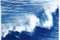 Tríptico Kind of Cyan, Los Ángeles Crashing Waves en tonos azules, 2022, Cyanotype, Imagen 9