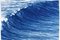 Kind of Cyan, Los Angeles Crashing Waves Triptych in Blue Tones, 2022, Cyanotype, Image 10