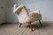 Mid-Century Swedish Sheepskin Lounge Chair by Arne Norell, 1950s, Image 8