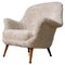 Mid-Century Swedish Sheepskin Lounge Chair by Arne Norell, 1950s 1