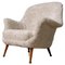 Mid-Century Swedish Sheepskin Lounge Chair by Arne Norell, 1950s, Image 1