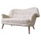 Mid-Century Swedish Sheepskin Sofa Chair by Arne Norell, 1950s 1