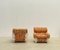 Mid-Century Modern Orange Armchairs, Italy, 1970s, Set of 2, Image 6