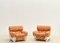 Mid-Century Modern Orange Armchairs, Italy, 1970s, Set of 2, Image 2