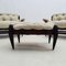 Mid-Century Modern Brazilian Easy Chairs and Ottoman by Jean Gillon for Italma W, Set of 3, Image 4