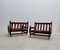 Mid-Century Modern Brazilian Easy Chairs and Ottoman by Jean Gillon for Italma W, Set of 3, Image 9
