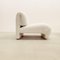 Mid-Century Modern Italian White Lounge Chairs, 1960s, Set of 2 4