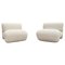 Mid-Century Modern Italian White Lounge Chairs, 1960s, Set of 2, Image 1