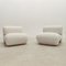 Mid-Century Modern Italian White Lounge Chairs, 1960s, Set of 2, Image 5