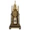 Horloge Cathédrale Dorée et Bronze Patiné 1