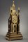 Gilded & Bronze Patinated Cathedral Clock, Image 13