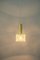 Lámpara colgante pequeña de cristal de Murano de Hillebrand, años 60, Imagen 2
