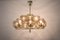 Large German Stunning Big Sciolari Style Brass Chandelier, 1960s 11