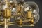 Large German Stunning Big Sciolari Style Brass Chandelier, 1960s 14