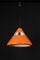 Grande Lampe à Suspension Orange par Kazuo Motozawa, 1970s 7