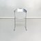 Mid-Century Italian Steel Juliette HW 601 Dining Chairs by Wettstein for Baleri, 1980s, Set of 4 2
