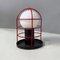 Italian Postmodern Black & Red Metal Wall or Ceiling Lamp by Targetti, 1980s, Image 2