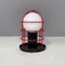 Italian Postmodern Black & Red Metal Wall or Ceiling Lamp by Targetti, 1980s, Image 3