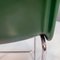 Italian Modern Chromed Metal & Green Wood High Stools, 1980s, Set of 3, Image 13