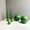 Italian Modern Green Plastic Props from Scenography, 1990s, Set of 6 5