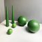 Italian Modern Green Plastic Props from Scenography, 1990s, Set of 6 10