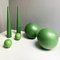 Italian Modern Green Plastic Props from Scenography, 1990s, Set of 6 8