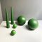 Italian Modern Green Plastic Props from Scenography, 1990s, Set of 6 7