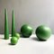 Italian Modern Green Plastic Props from Scenography, 1990s, Set of 6 3