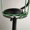 Italian Modern Green Swivel Chair on Wheels, 1980s, Image 10