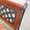 Mid-Century Italian Modern Wood & Cast Iron Outdoor Bench, 1960s 9