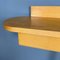 Italian Postmodern Light Solid Wood Console With Three Drawers, 1980s 10