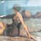 Italian Artist, Bather by the Sea, 1900s, Oil Painting, Framed, Image 8