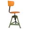 German Industrial Wood & Metal Adjustable Chair, 1930s 1