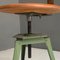 German Industrial Wood & Metal Adjustable Chair, 1930s 10