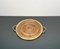 Round Bamboo, Rattan & Brass Serving Tray, Italy, 1970s 6