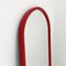 Red Frame Model 4727 Mirror by Anna Castelli Ferrieri for Kartell, 1980s, Image 3