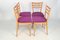 Mid-Century Czechian Dining Chairs by Tvar Doubí, 1960s, Set of 4, Image 1