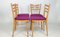 Mid-Century Czechian Dining Chairs by Tvar Doubí, 1960s, Set of 4 3