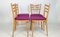 Mid-Century Czechian Dining Chairs by Tvar Doubí, 1960s, Set of 4, Image 3