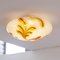 Vintage White Murano Glass Ceiling Light 3