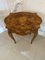 Viktorianischer französischer Tisch aus Wurzel- & Nussholz mit Intarsien 6