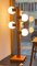 Lampadaire en Verre Opalin et Bois 3